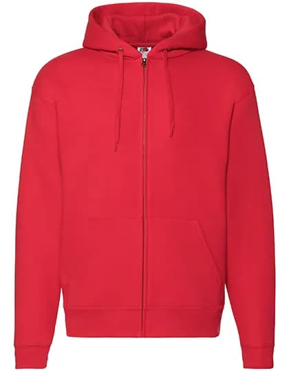 Premium Hooded Sweat Jacket - Red