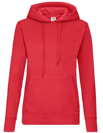 Ladies´ Classic Hooded Sweat - Red
