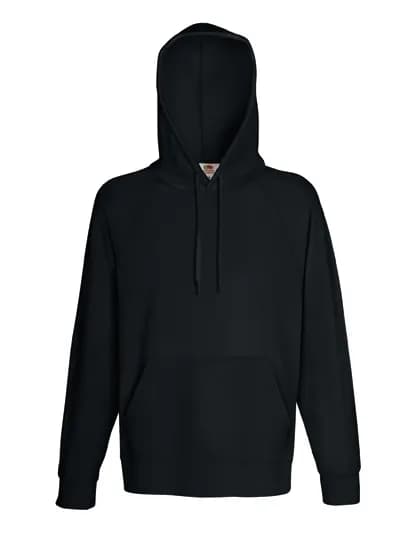 Lightweight Hooded Sweat - Black