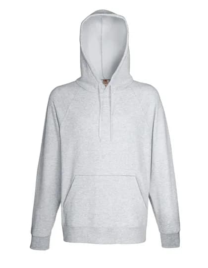 Lightweight Hooded Sweat - Heather Grey