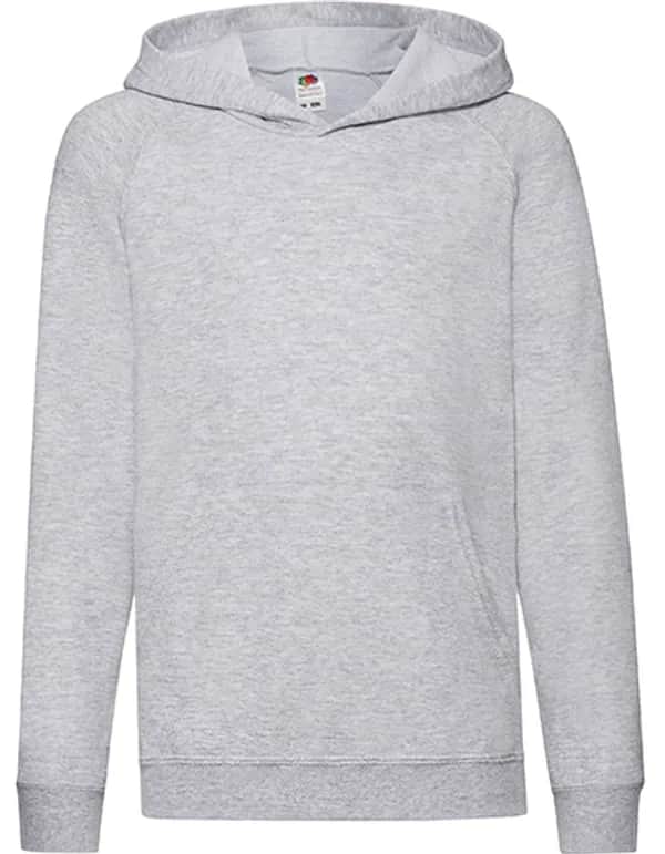 Kids´ Lightweight Hooded Sweat - Heather Grey