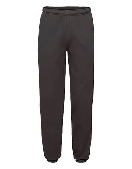 Premium Elasticated Cuff Jog Pants - Black