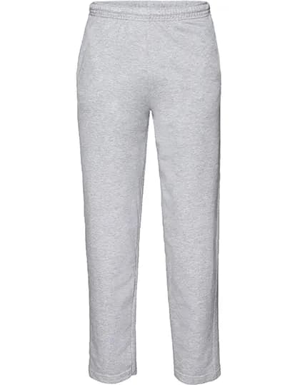 Lightweight Open Hem Jog Pants - Heather Grey