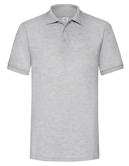 65/35 Heavy Piqué Polo - Heather Grey