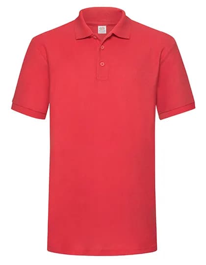 65/35 Heavy Piqué Polo - Red
