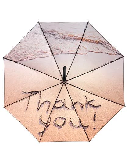 AC-Stockschirm FARE® Impressions - Black/Beach - Thank You