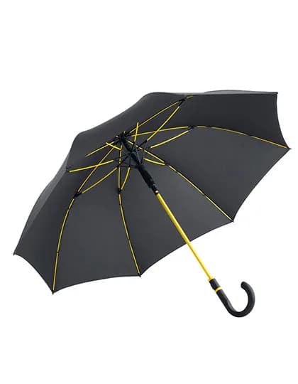 AC-Midsize-Stockschirm FARE®-Style - Black/Yellow