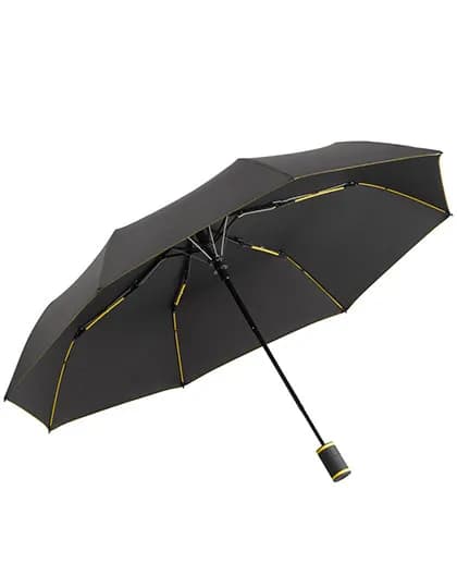 Taschenschirm FARE®-AC-Mini Style - Black/Yellow