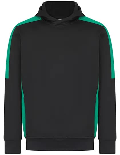 Adults Team Hoodie - Black/Emerald