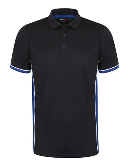 Adults Panel Polo - Navy/Royal/White