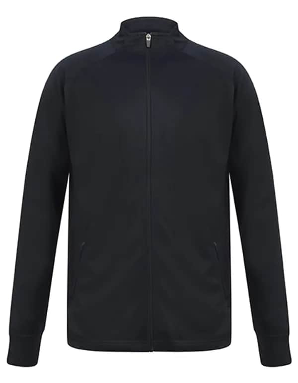 Adults Knitted Tracksuit Top - Navy