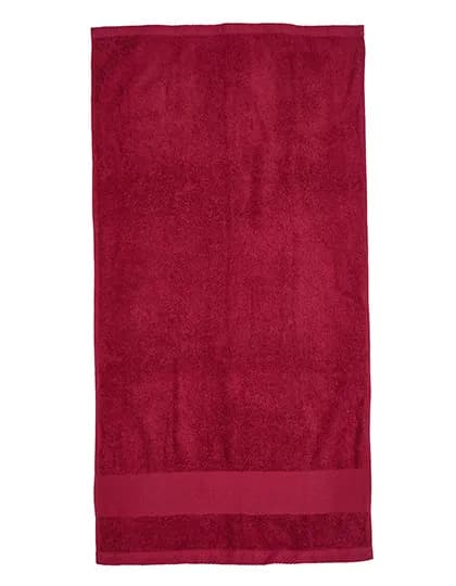 Organic Cozy Bath Sheet - Burgundy