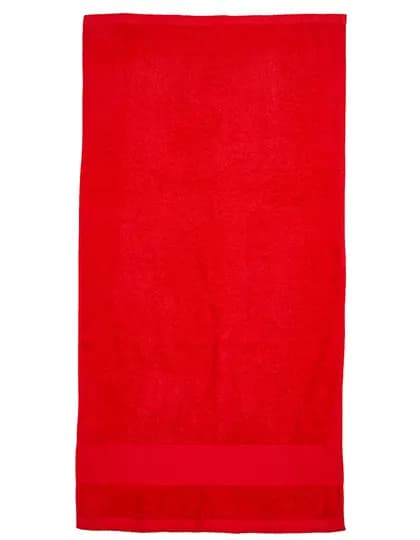 Organic Cozy Bath Towel - Red