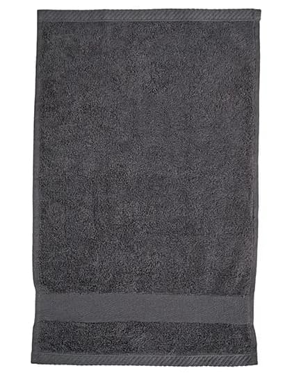 Organic Cozy Guest Towel - Dark Grey