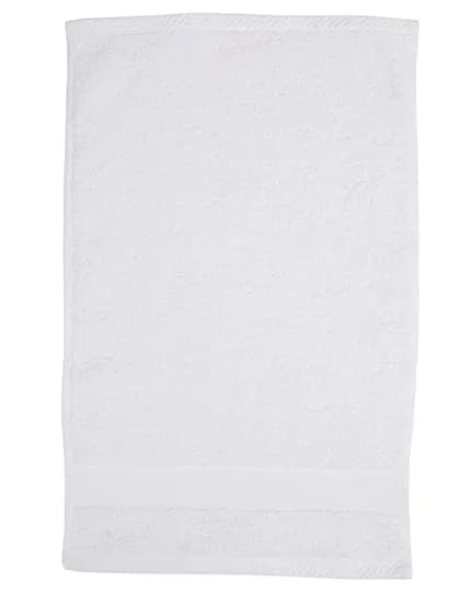 Organic Cozy Guest Towel - White