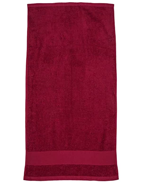 Organic Cozy Hand Towel - Burgundy