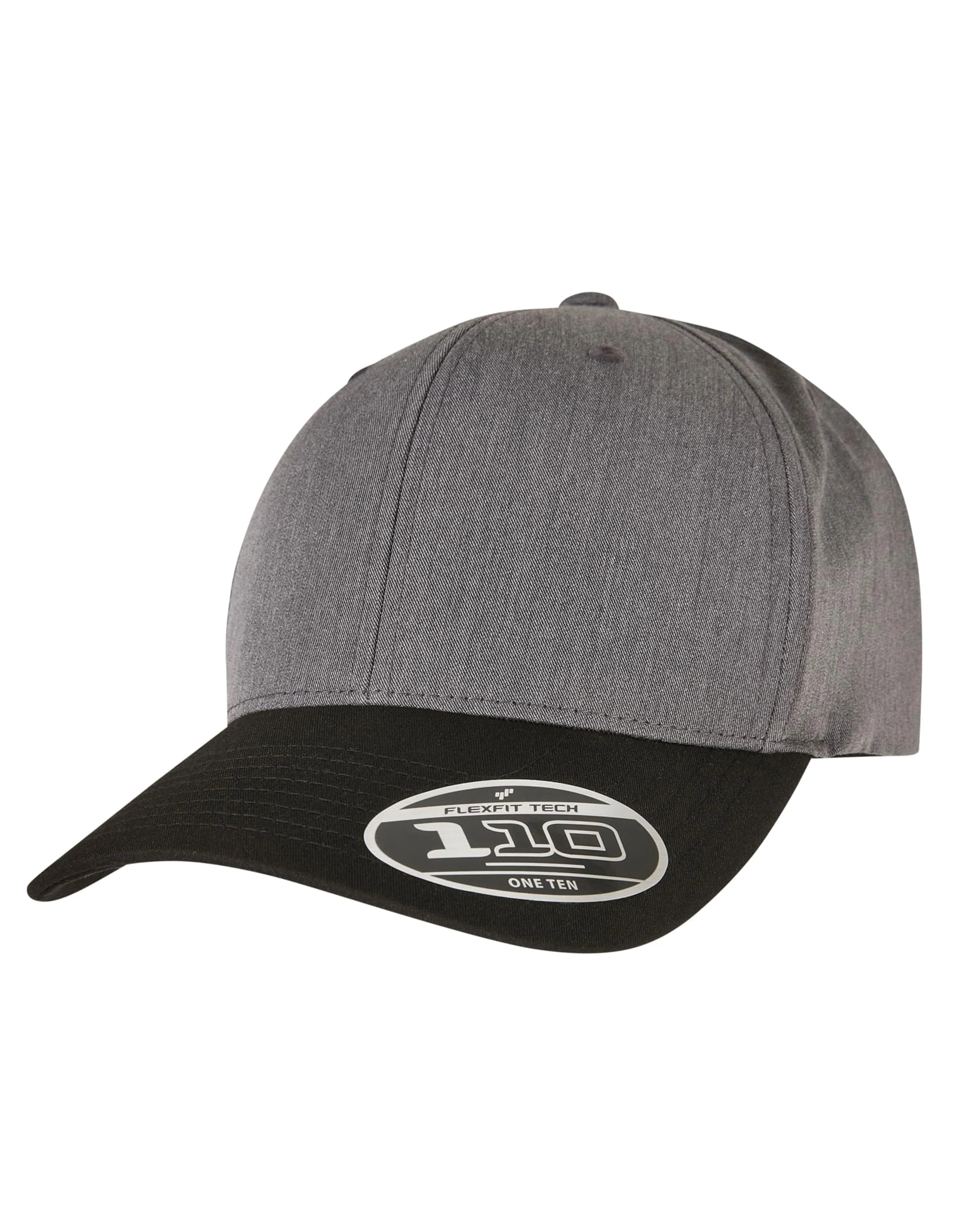 110 Melange Mix Cap - Dark Grey/Black