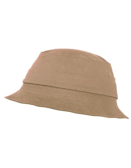 Flexfit Cotton Twill Bucket Hat - Khaki