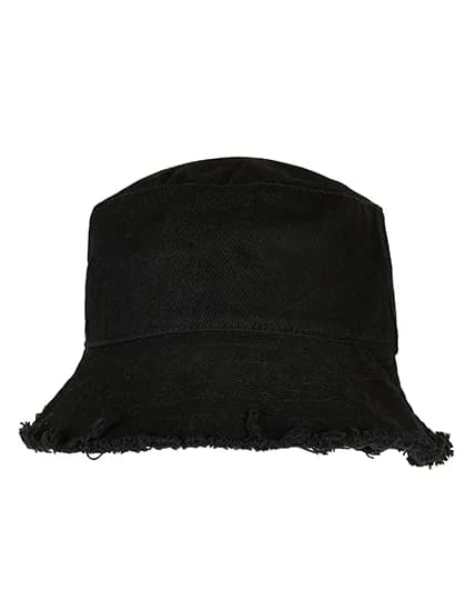 Open Edge Bucket Hat - Black