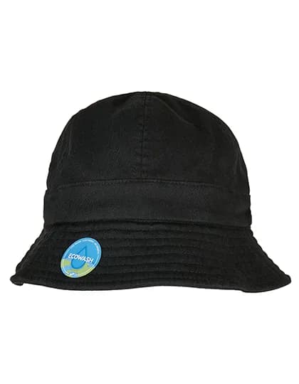 Eco Washing Flexfit Notop Tennis Hat - Black