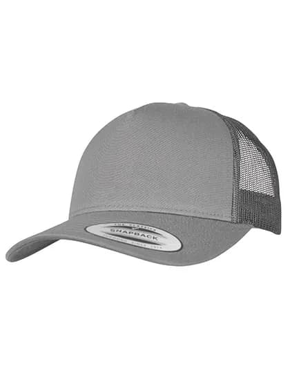 5-Panel Retro Trucker Cap - Charcoal