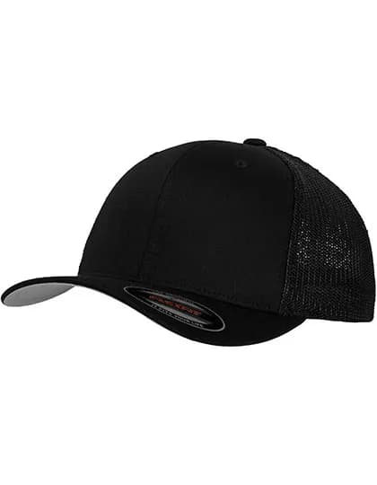 Flexfit Mesh Trucker Cap - Black