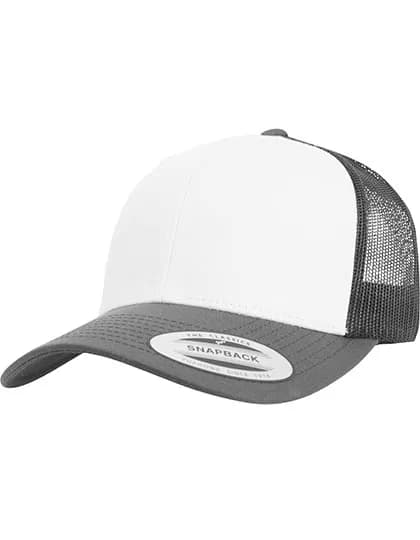 Retro Trucker Colored Front - Dark Grey/White/Dark Grey