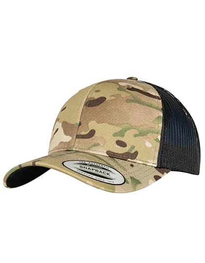 Retro Trucker Multicam Cap - Multicam