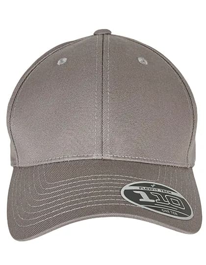 Flexfit 110 Curved Visor Snapback - Grey
