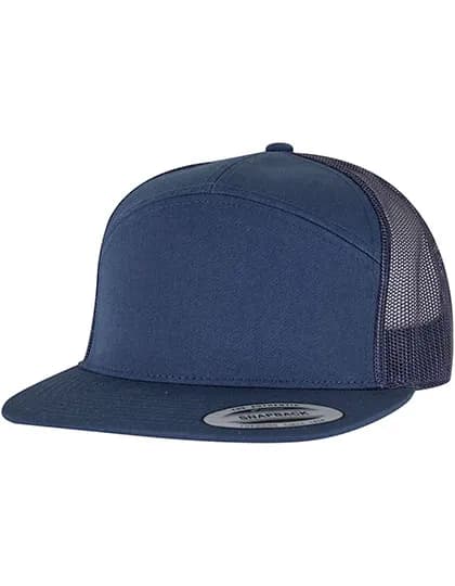 7 Panel Classic Trucker Cap - Navy/Navy