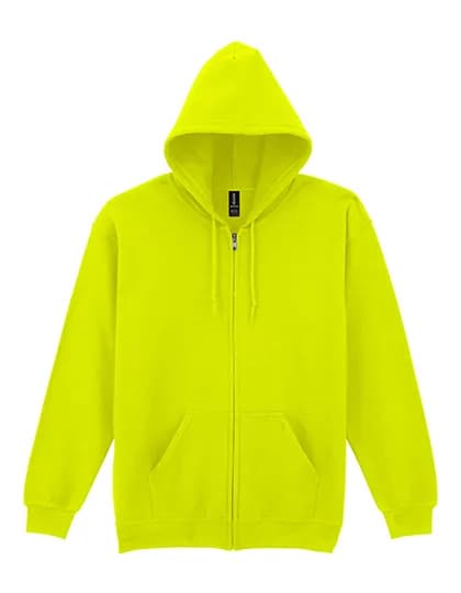 Heavy Blend™ Adult Full Zip Hooded Sweatshirt - Safety Green