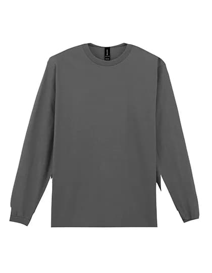 Ultra Cotton™ Long Sleeve T-Shirt - Charcoal (Solid)