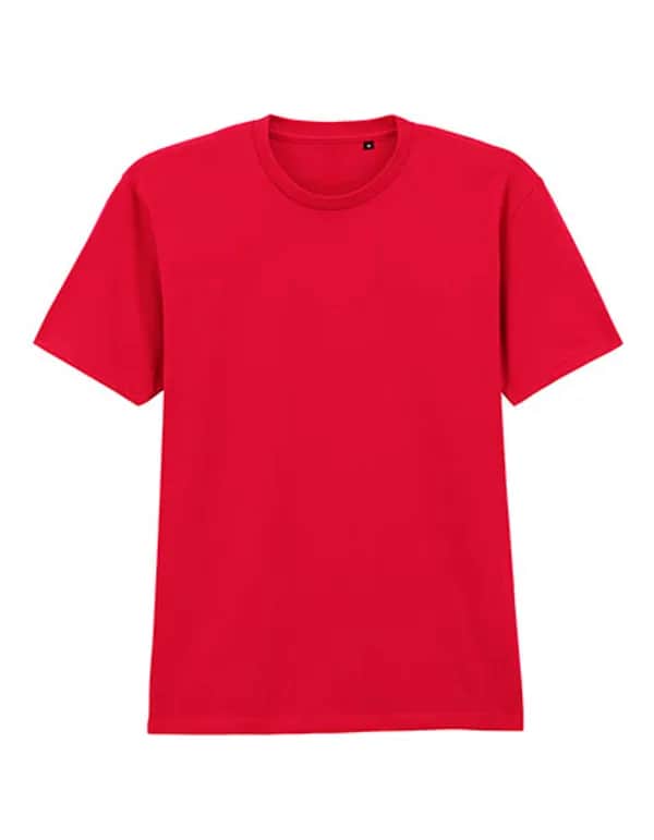Softstyle Midweight Adult No Label Enzyme Wash T-Shirt - Red