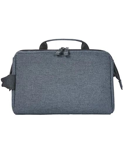 Zip Bag Circle - Blue-Grey Melange