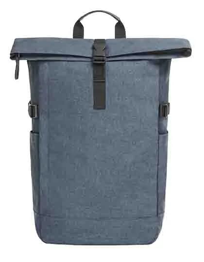 Notebook Backpack Circle - Blue-Grey Melange