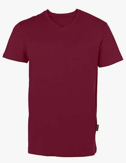 Men´s Luxury V-Neck Tees - Bordeaux