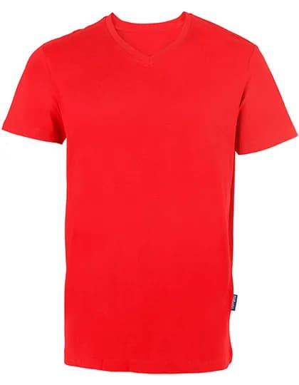 Men´s Luxury V-Neck Tees - Red