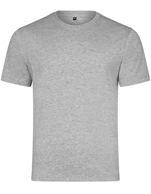 Men´s Organic Heavy Luxury Roundneck Tees - Grey Melange