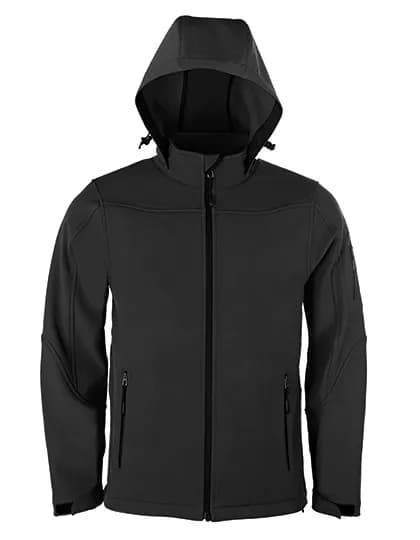 Men´s Hooded Soft-Shell Jacket - Dark Grey