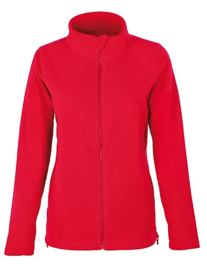 Women´s Full- Zip Fleece Jacket - Red