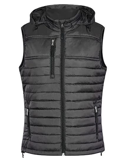 Women´s Hooded Performance Body Warmer - Dark Grey