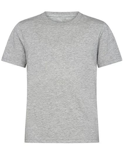 Kids´ Organic Luxury Roundneck Tees - Grey Melange
