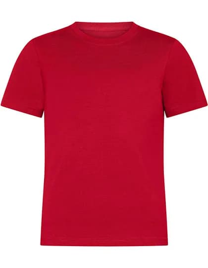 Kids´ Organic Luxury Roundneck Tees - Red