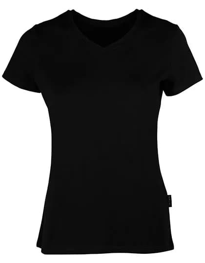 Women´s Luxury V-Neck Tees - Black
