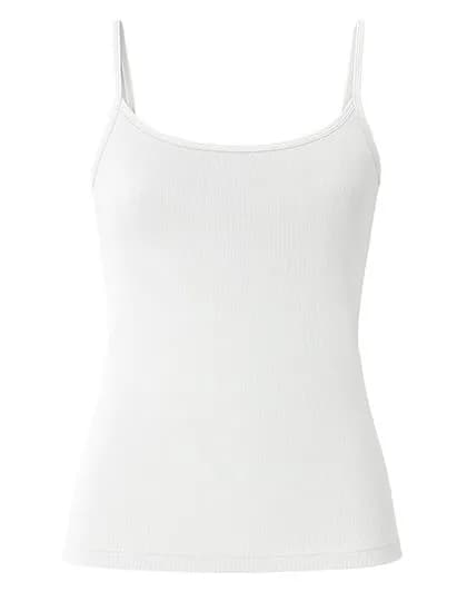Women´s Premium Spaghetti Top - White