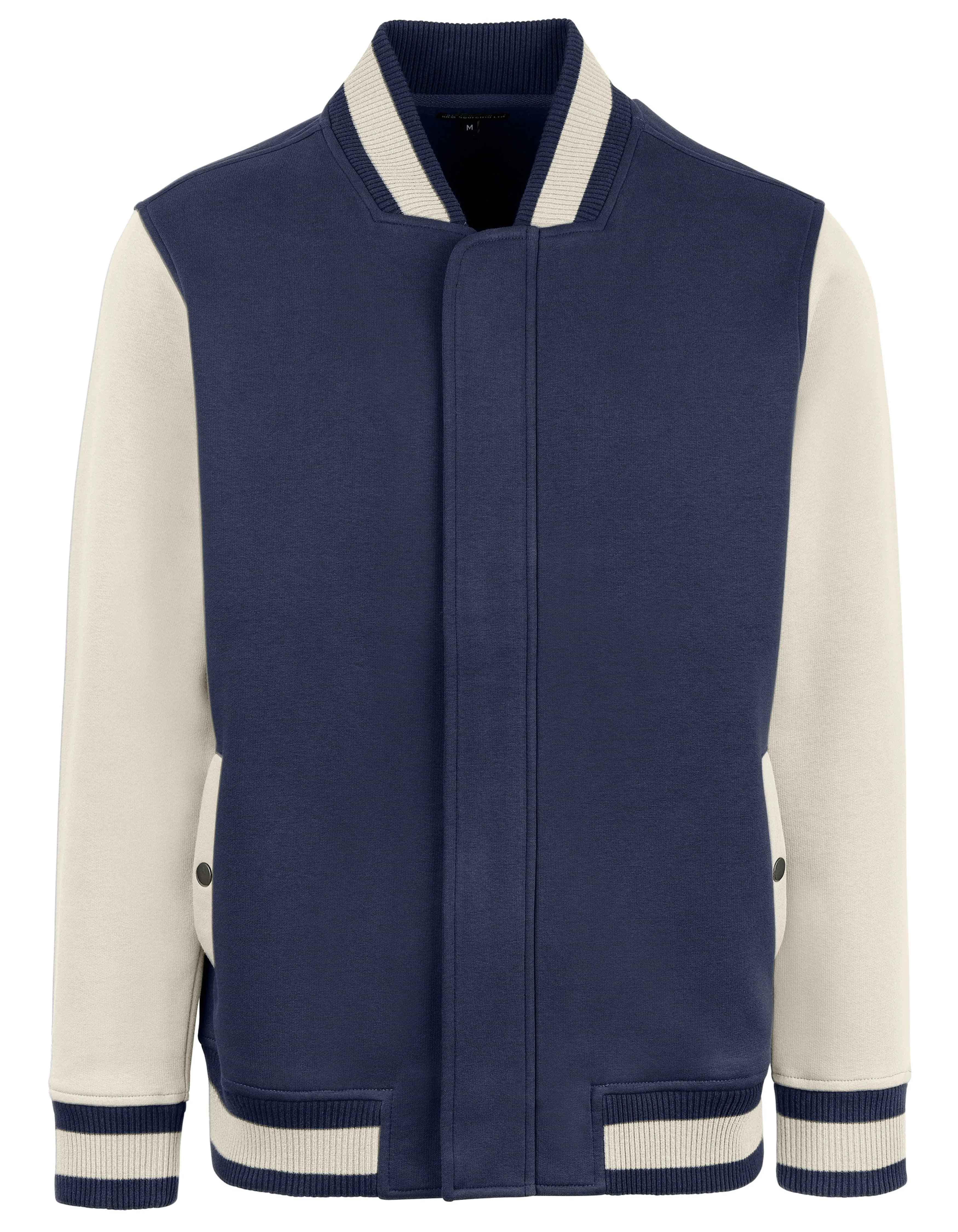 Men´s Premium College Jacket - Navy/Off White