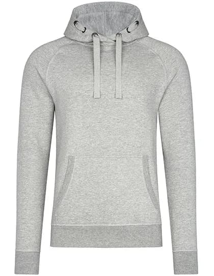 Unisex Premium Raglan Hoody - Grey Melange