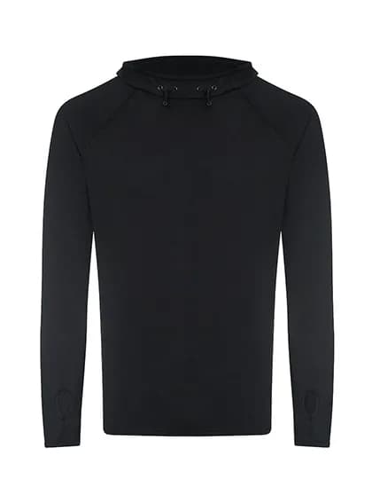 Men´s Cool Cowl Neck Top - Jet Black