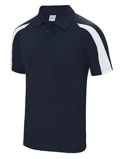 Contrast Cool Polo - French Navy/Arctic White