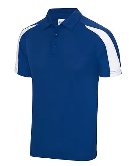 Contrast Cool Polo - Royal Blue/Arctic White